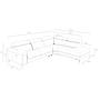 Sofa Récamiere Rechts 6111 mit Relaxsystem Leder Dunklegrau 8
