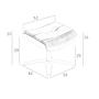 Ottoman 5084 Leder Braun 8
