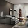 Sofa Recamiere Left 6112 with Relax System Grey Leather 5