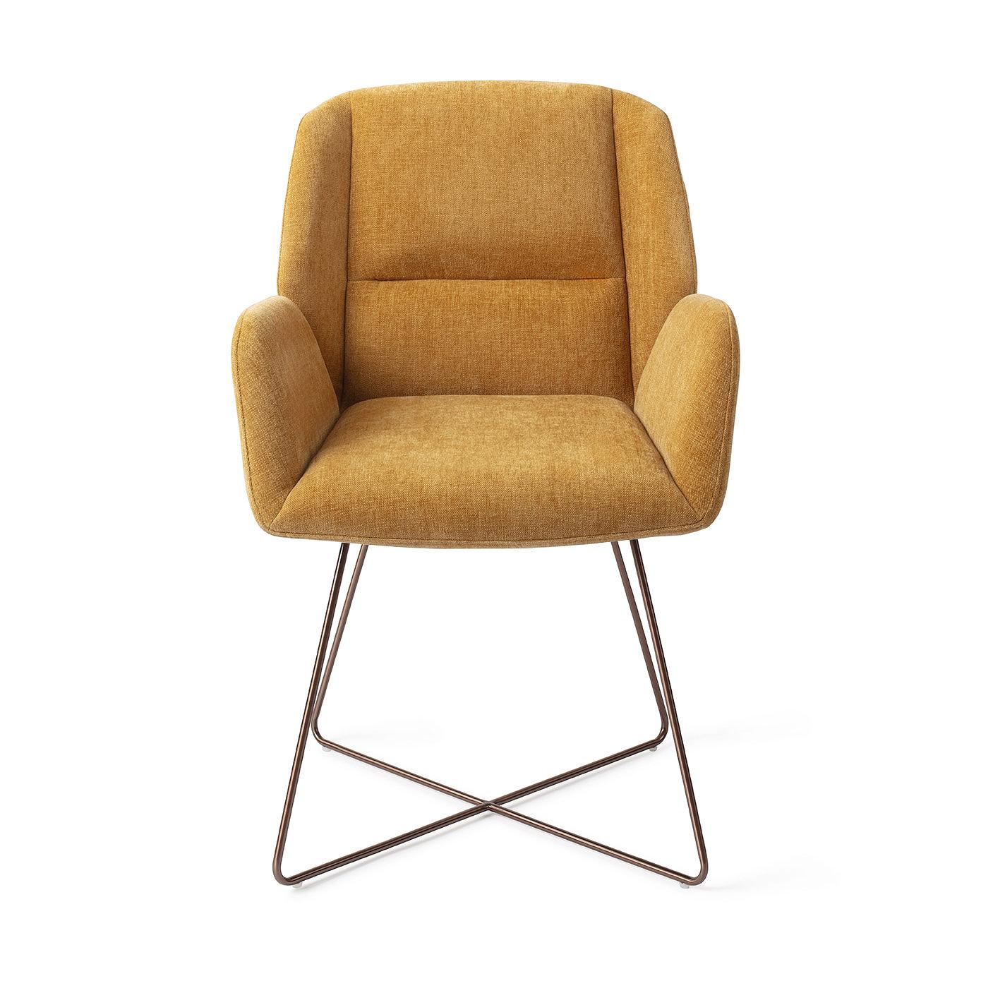 Myoko Dining Chair Golden Yellow 3