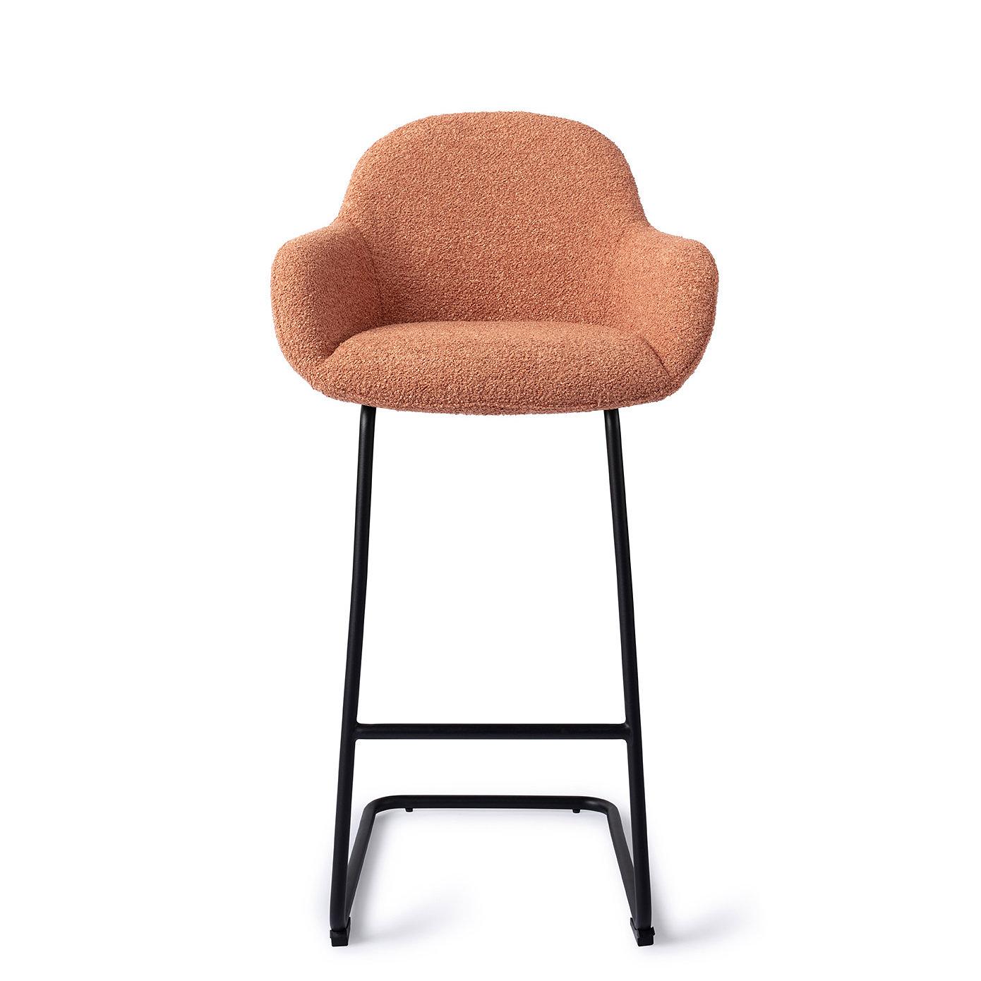 Kushi Barstool Amber Orange 3