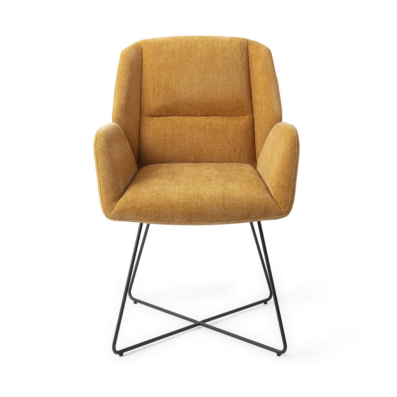 Myoko Dining Chair Golden Yellow 3