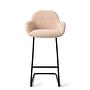 Kushi Bar Stool Linen-Beige 0