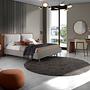Double bed 7123 Faux leather Brown 3