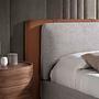 Double bed 7123 Faux leather Brown 5