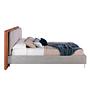 Double bed 7123 Faux leather Brown 6