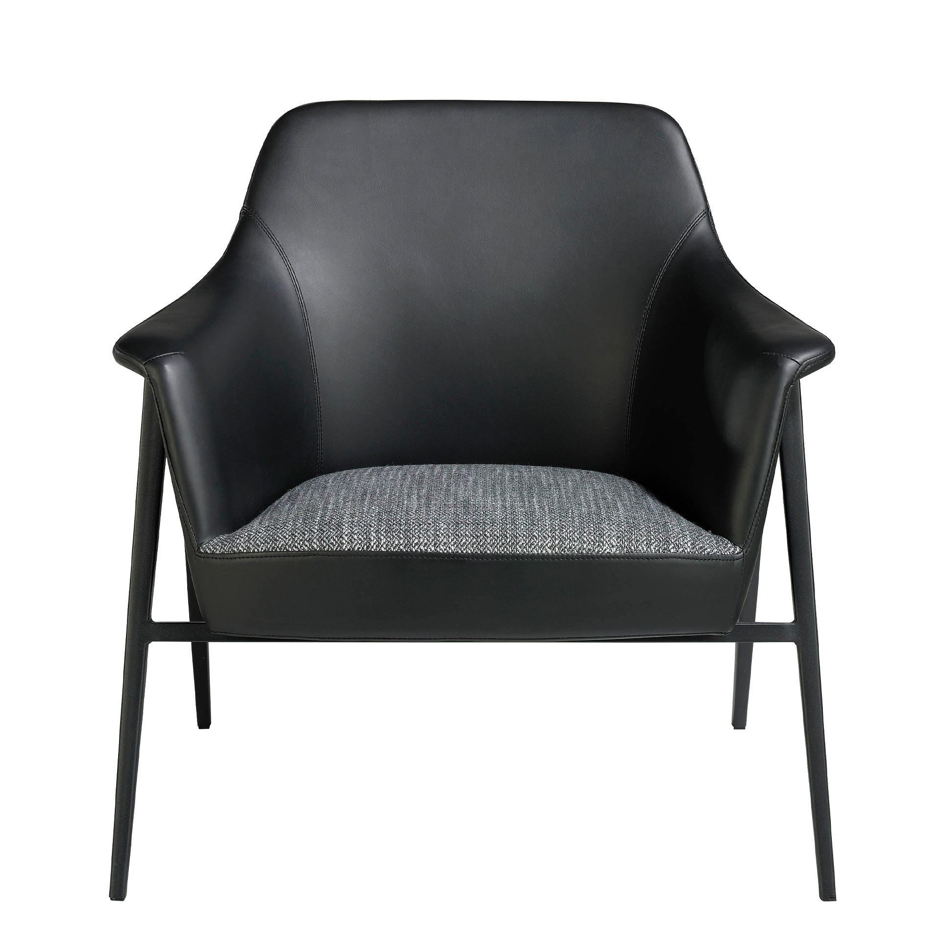 Armchair 5080 Faux Leather Black 2