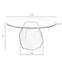 Dining table 1093 Glass Brown 5