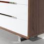 Kommode 7106 Braun Weiß 4