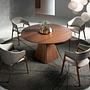 Armchair 4090 imitation leather Wood Beige 3