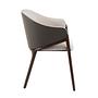 Armchair 4090 imitation leather Wood Beige 5