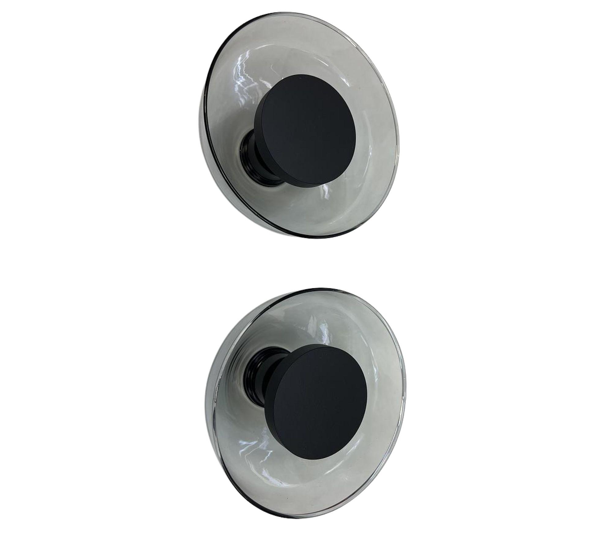 2x Aura Wall lamp Smoked 3