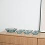 Glass bowl set Transparent 1970s 1
