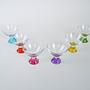 Dessert bowl set Multicolored 1980s 3