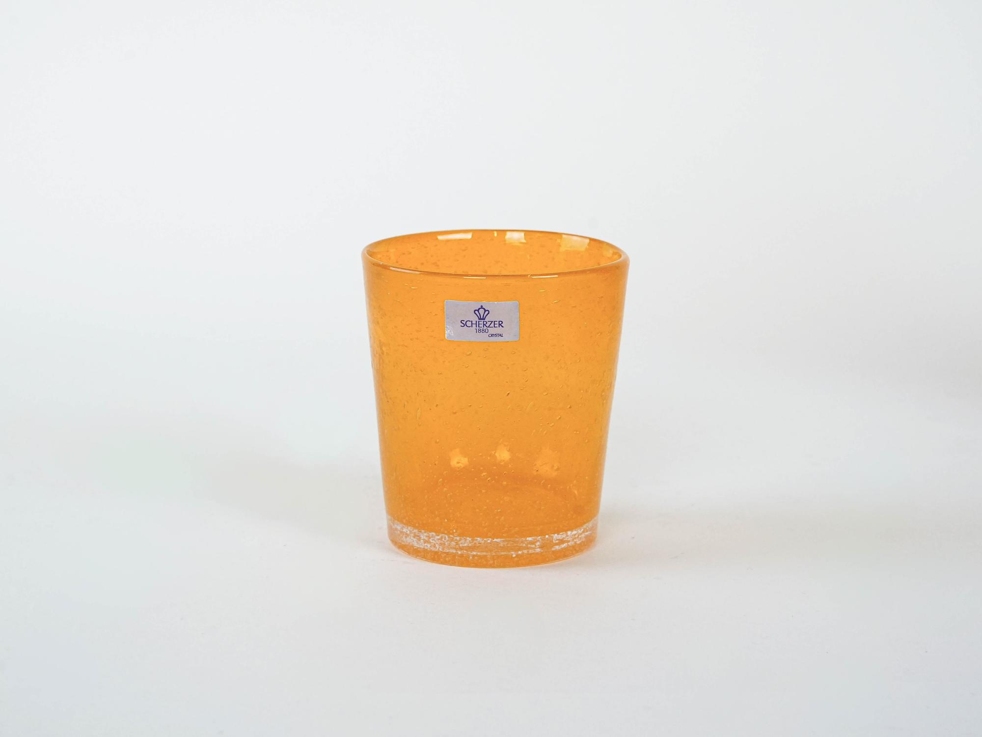 Set di bicchieri e caraffa multicolore anni '80 8