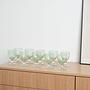 Set di bicchieri da champagne Bubble trasparente anni '70 1