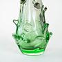 Vaso in vetro di Murano verde anni '60 5