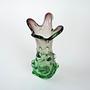Vase Murano glass Green 1960s 8