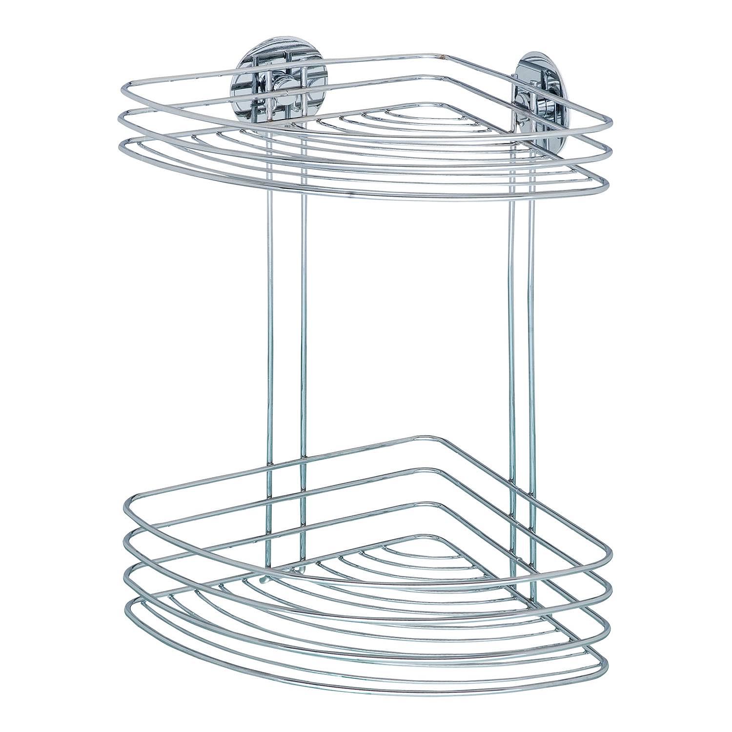 Butono Turbo-Loc Corner shelf Steel Chrome 1