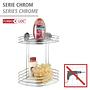Butono Turbo-Loc Corner shelf Steel Chrome 4