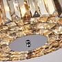 Pendelleuchte Chapeau Stahl Silber Bernstein Transparent 4