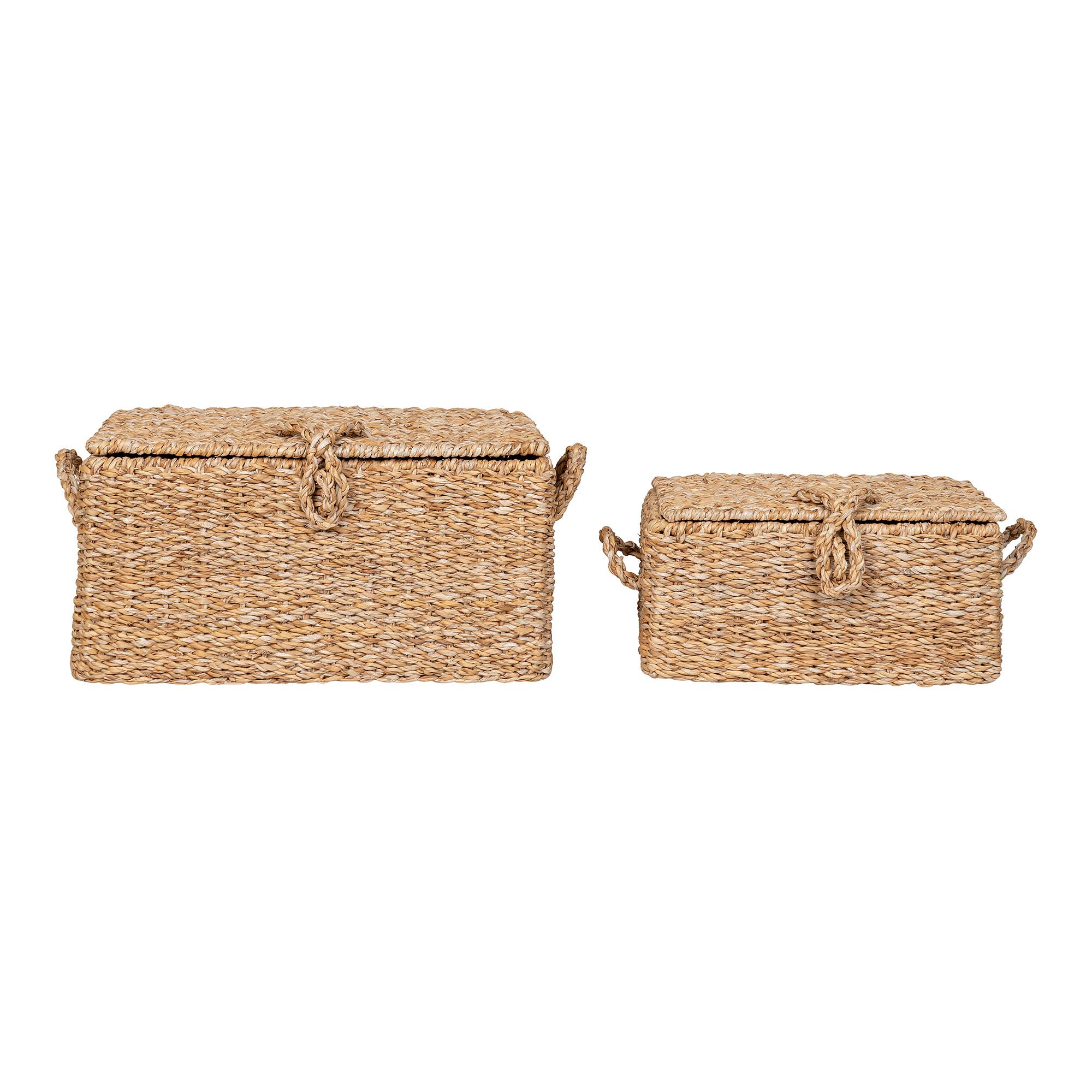 Bogra Basket Set 2-piece Seagrass Brown 2