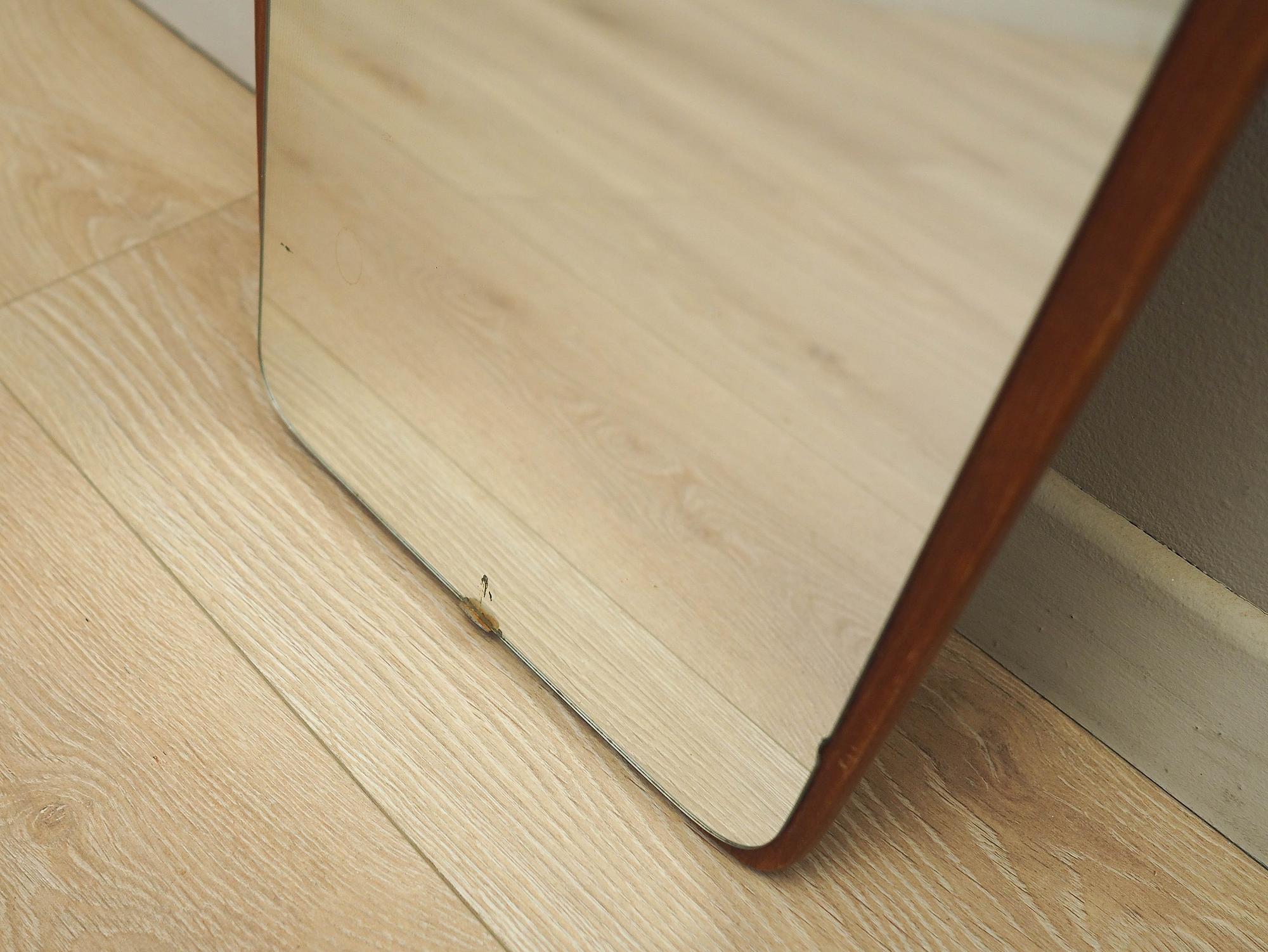 Mirrors in teak frame 1970s 3
