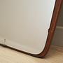 Mirrors in teak frame 1970s 4