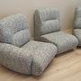 Modular sofa 3-piece 1960s 2