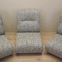 Modular sofa 3-piece 1960s 3