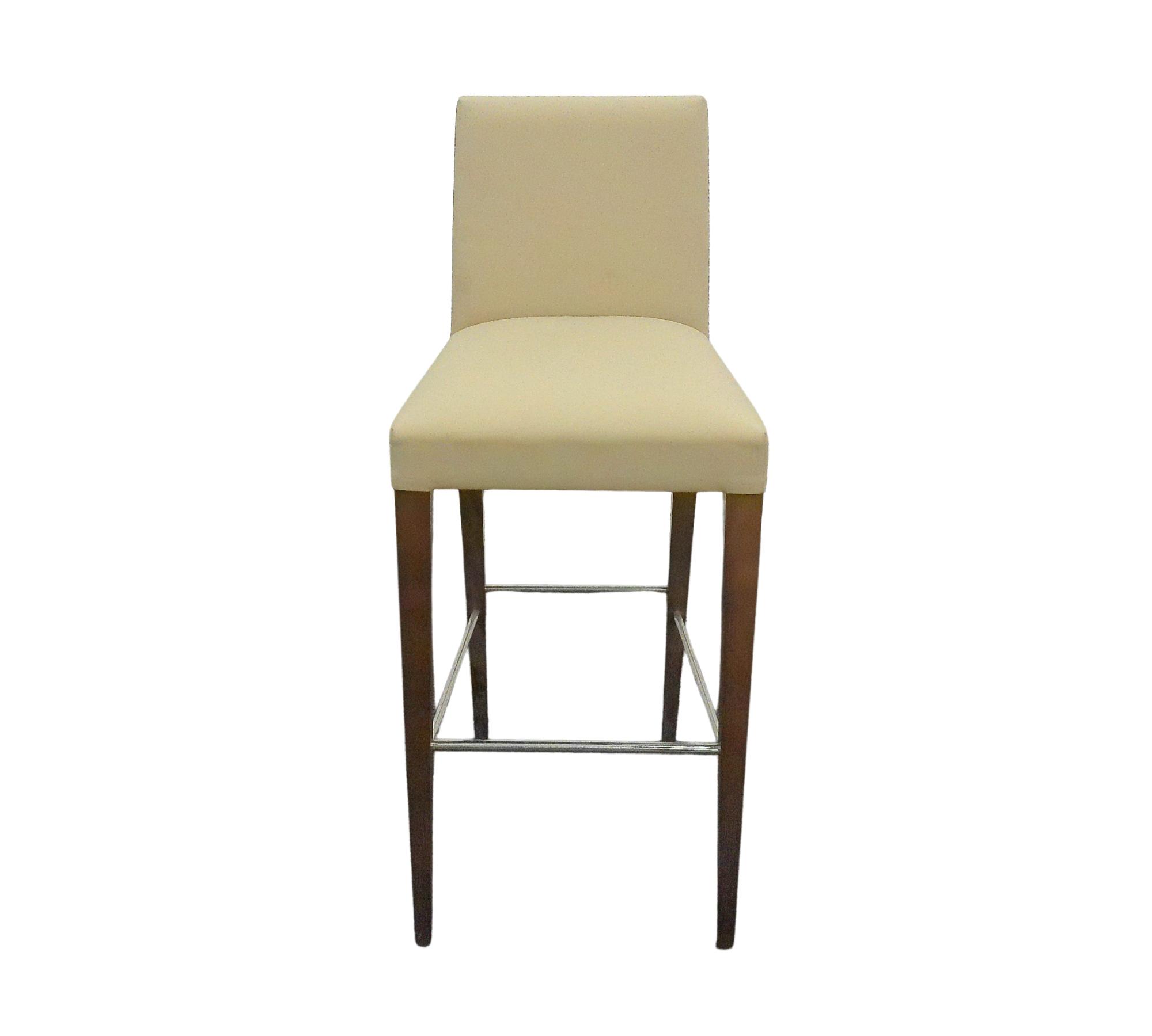 Anna BQ1385 Barstuhl Leder Holz Beige 0
