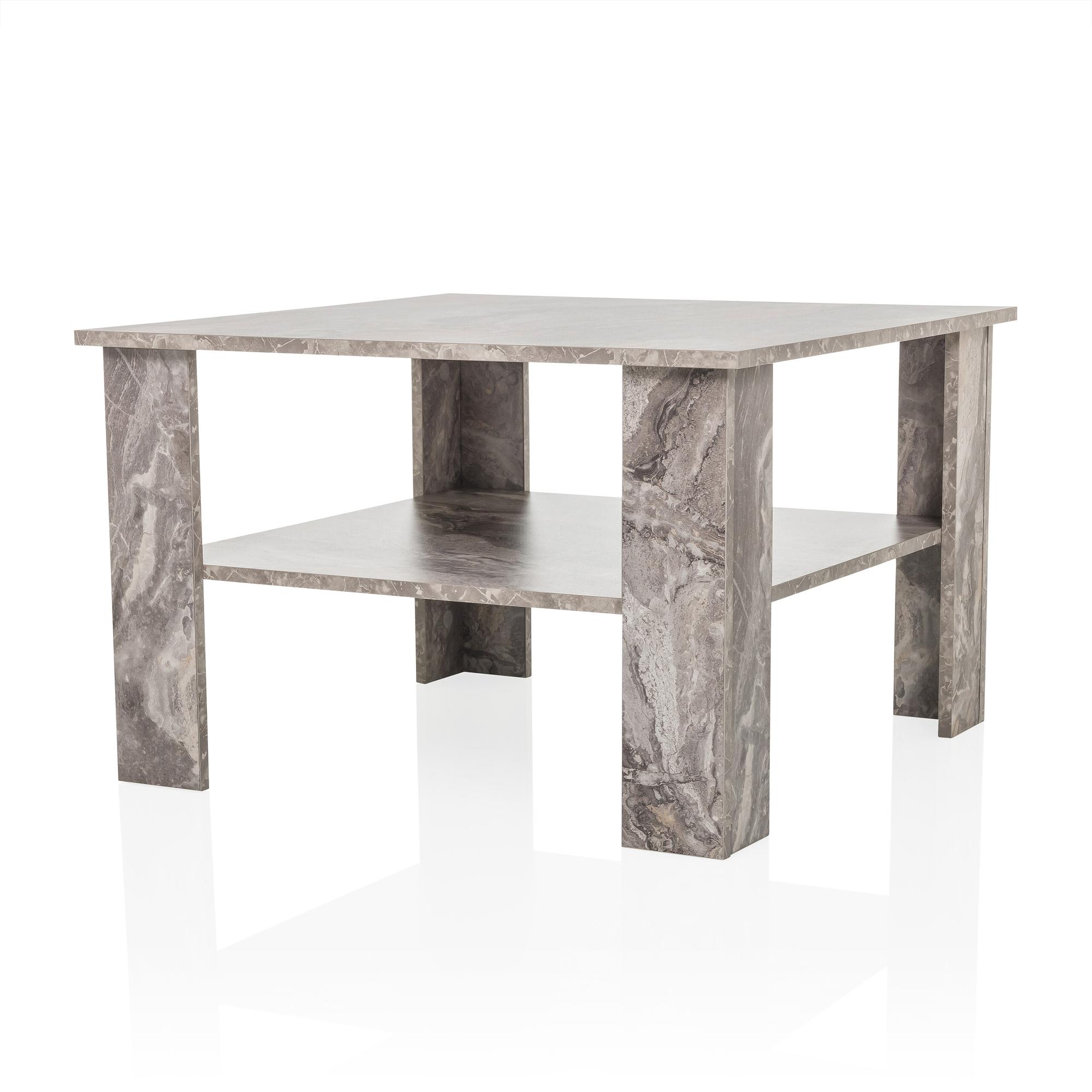 BISMO Coffee table in marble look Grey 8