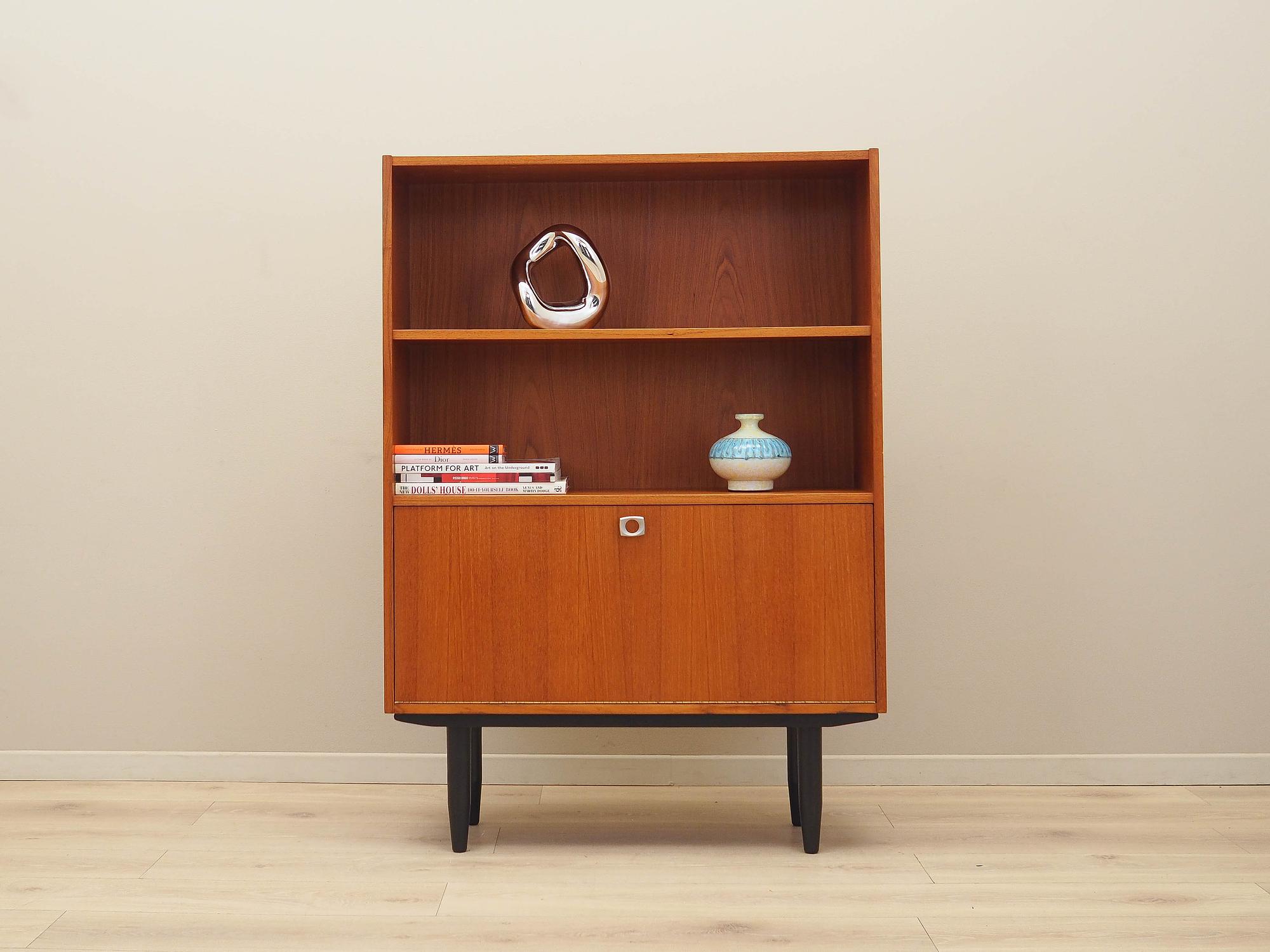Teak bookcase Brown 1960s 1