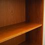 Libreria in teak marrone anni '60 6