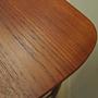 Teak desk Brown 1960s 7