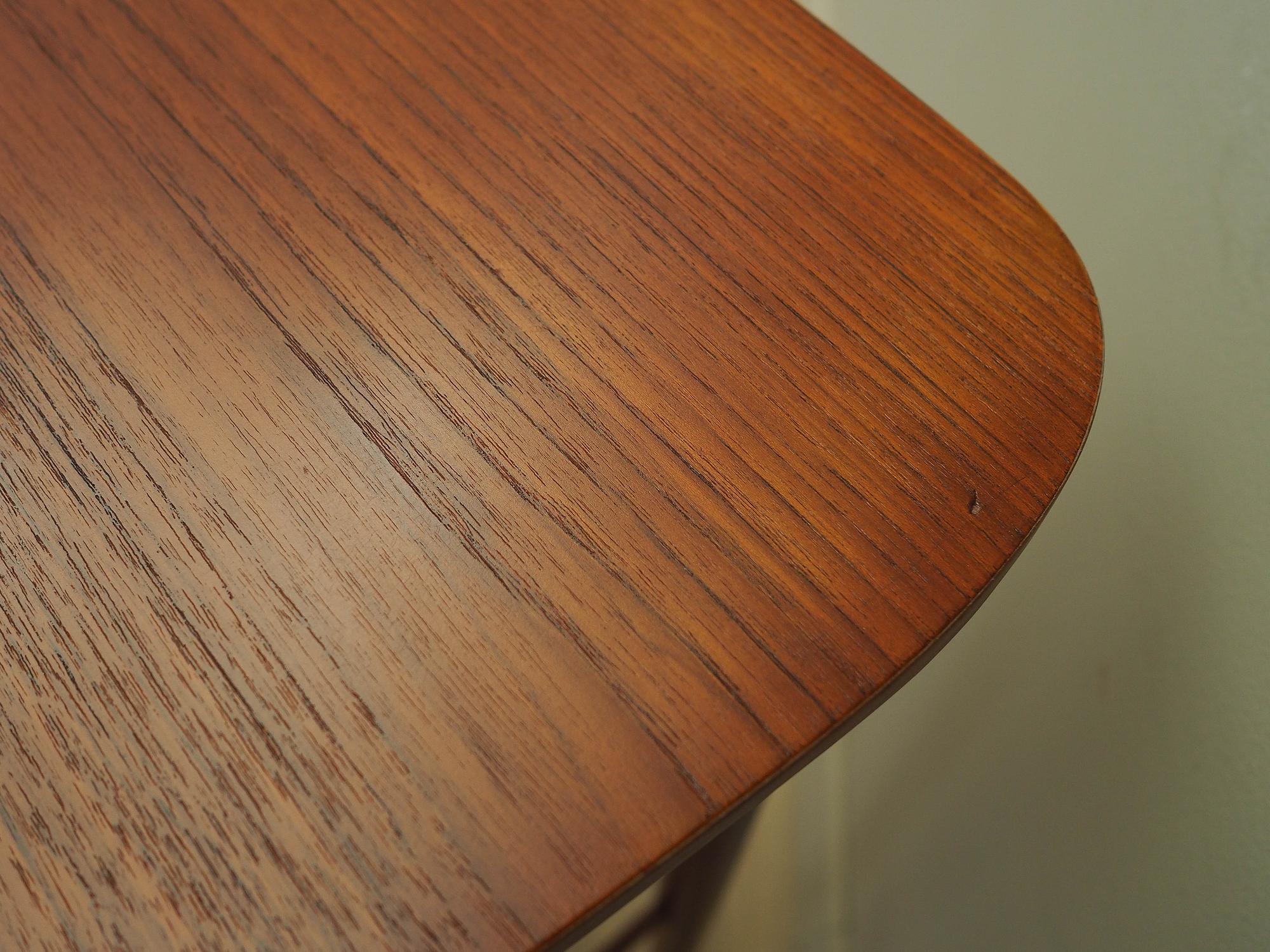 Scrivania in teak marrone anni '60 7