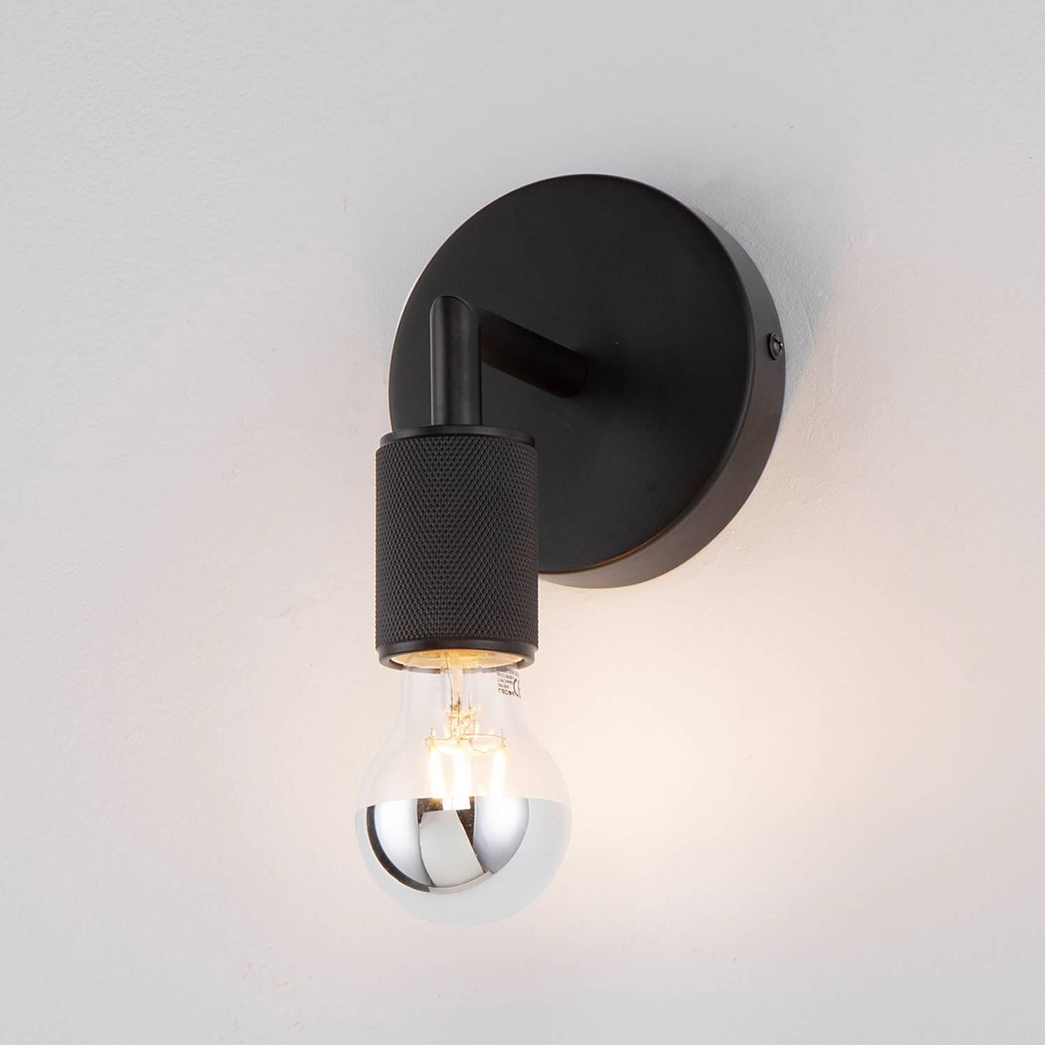 1-Flammig Royal Typ A Wandleuchte Aluminium Schwarz 0