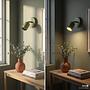 Dina Battery-Wall-Light 3-Stage-Dimmer Remote Control Green 2