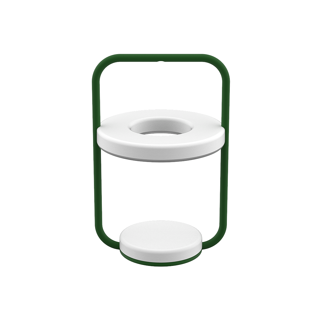 Ulli battery lamp Aluminium Green 1