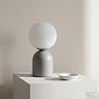 Ora Cordless Table Lamp Opal Glass Iron White Sage 2