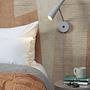 1-Light Bordeaux Wall Lamp Iron Light Grey 3