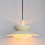 1-Light Singapore Pendant Light Iron Beige 1