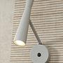 1-Light Bordeaux Wall Lamp Iron Light Grey 0