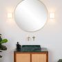 Jelte Wall Lamp Opal Glass Black 2
