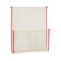 String Magazine Holder Wall Red White 1