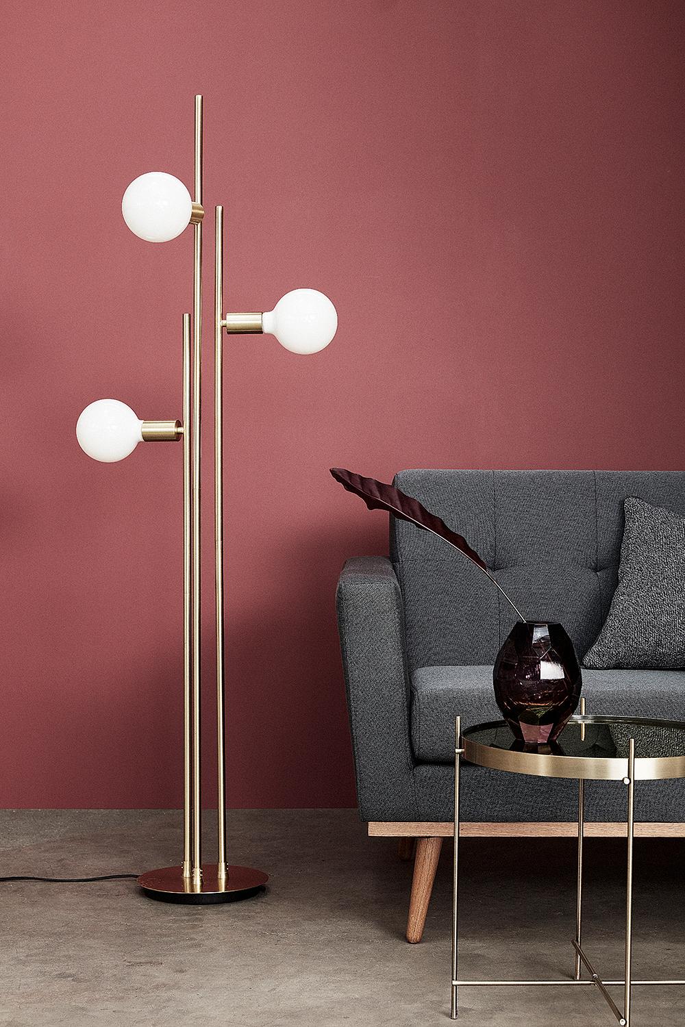 Balance Floor Lamp Brass-colored 0