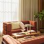 Block Sofa 2-Seater Red-brown 0
