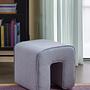 Sculpture Pouf Grey 4