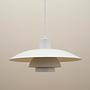 Hanging lamp White 1960s 1