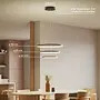 Ring-shaped LED pendant light OUREA Gold 2